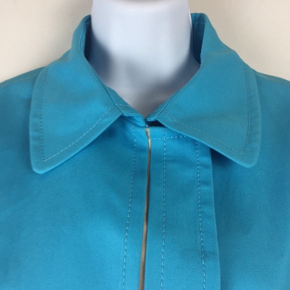 Louis Feraud Contraire Trench Coat Womans Size 6 U - Picture 2 of 8